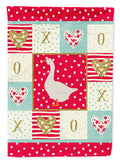 Embden Goose Love Garden Flag – Decorative Outdoor Yard Flag CK5319GF