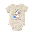July 4Th Silly Goose 7 Newborn Baby Onesie® Bodysuit