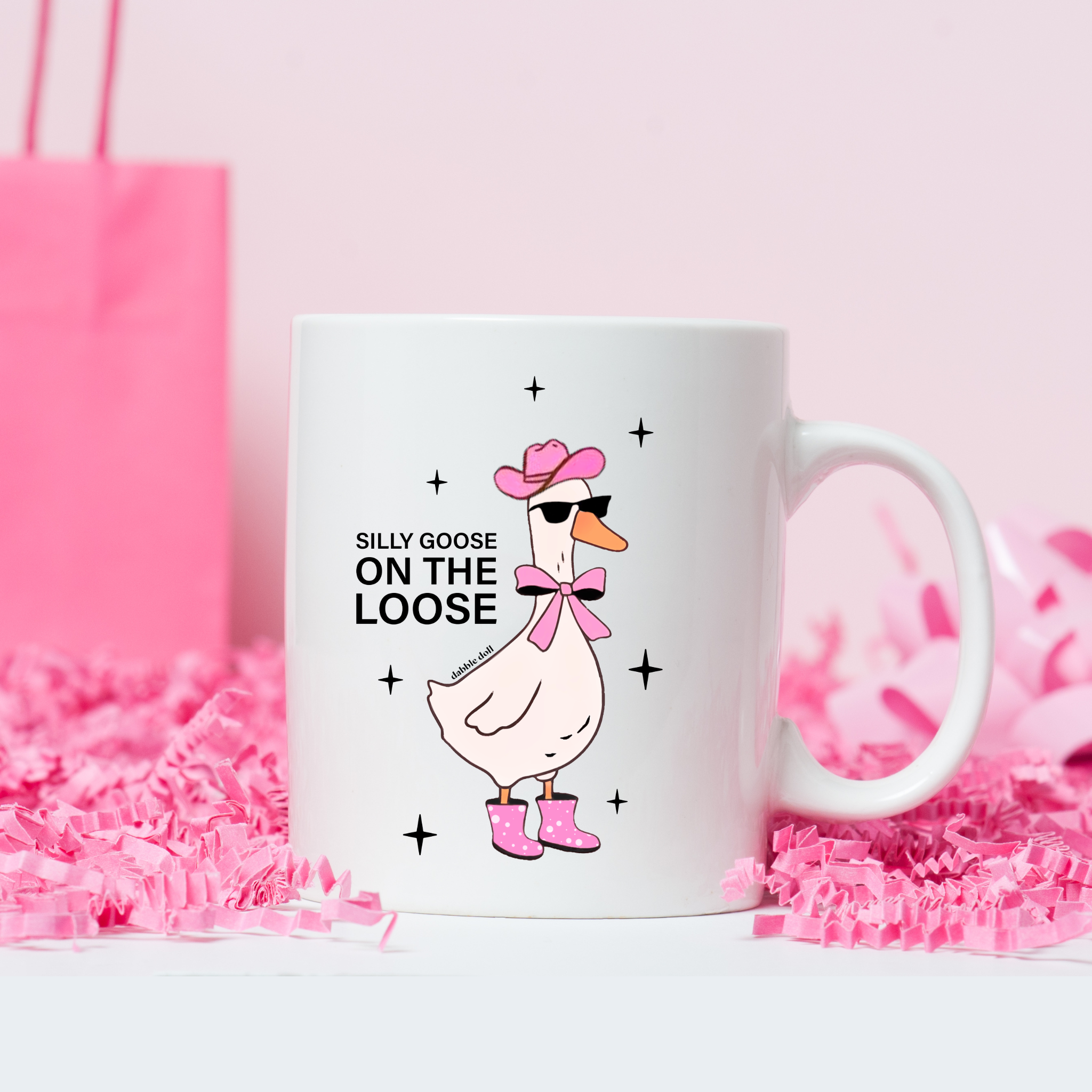 Funny Coffee Mug - Silly Goose Design